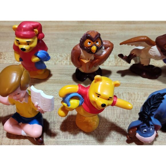 Huge Vintage Lot Of Disney Winnie The Pooh Figures Approx. 3" - Picture 3 of 14